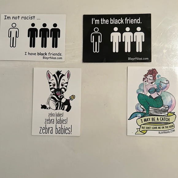 Funny “I’m not racist…I have black friends.” T-Shirt size L - Picture 4 of 8